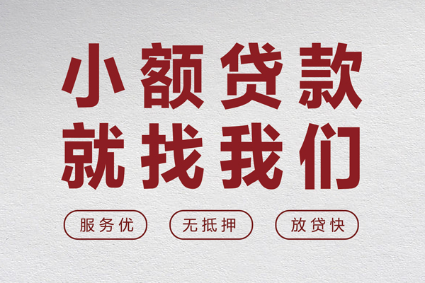苏州快放小额贷款不查征信